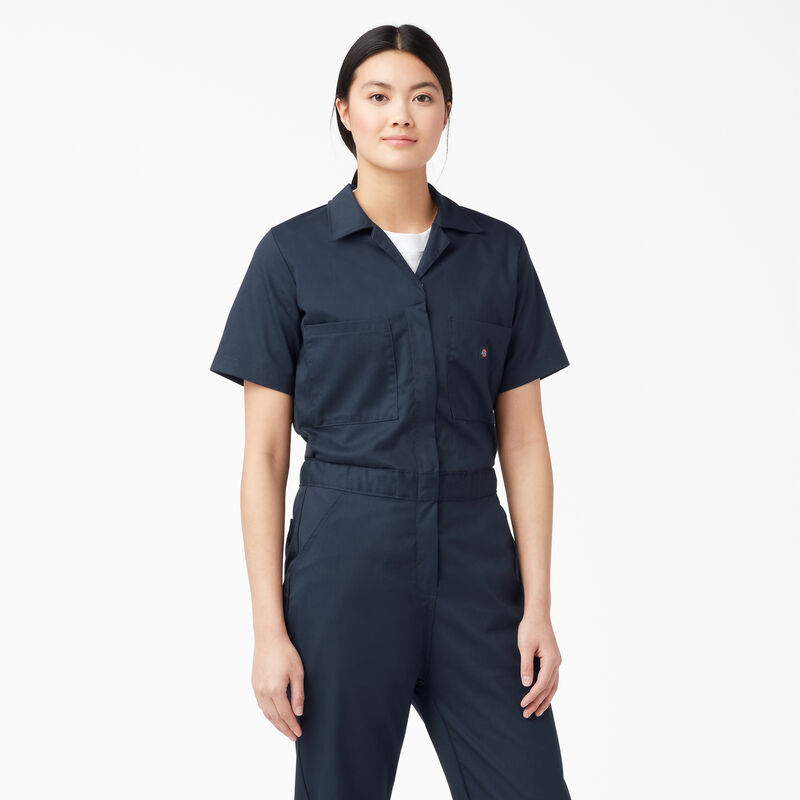 Dickies FLEX Cooling Short Sleeve Coveralls Dark Navy ID-CLncbj80
