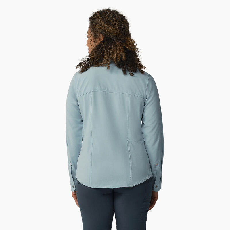 Dickies Cooling Roll-Tab Work Shirt Clear Blue ID-CXHUgWY1