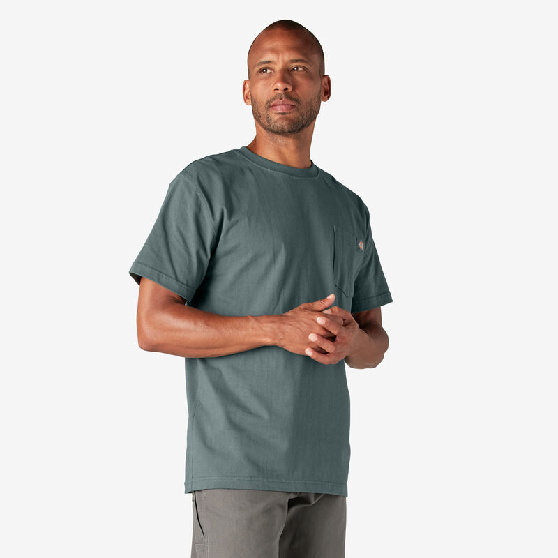 Dickies Heavyweight Short Sleeve Pocket T-Shirt Lincoln Green ID-CZMErvHG