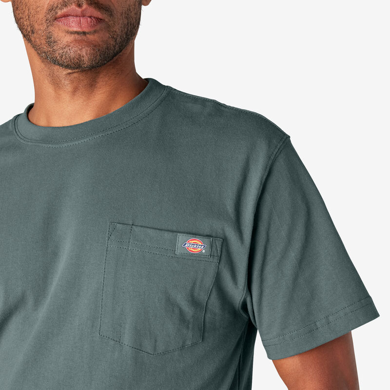 Dickies Heavyweight Short Sleeve Pocket T-Shirt Lincoln Green ID-CZMErvHG