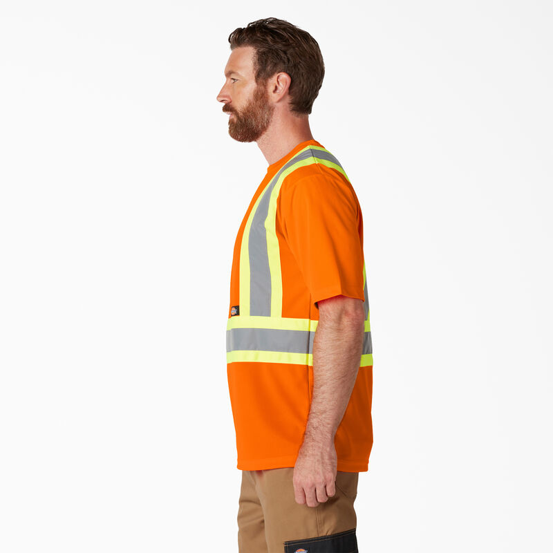 Dickies Hi Vis Safety Short Sleeve T-Shirt ANSI Orange ID-CZevFhh4