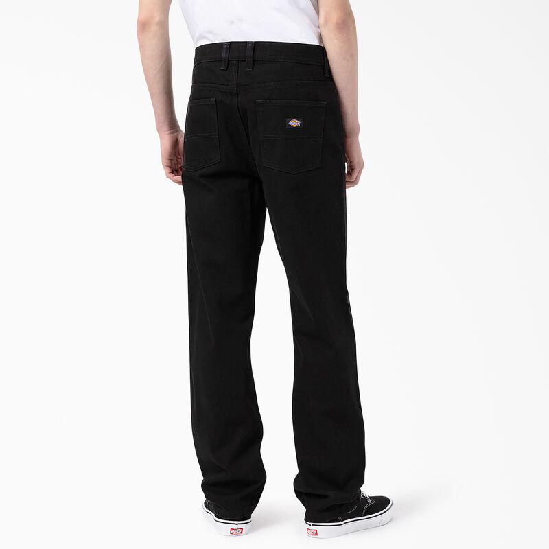 Dickies Thomasville Loose Fit Jeans Rinsed Black ID-CZpXcxXH