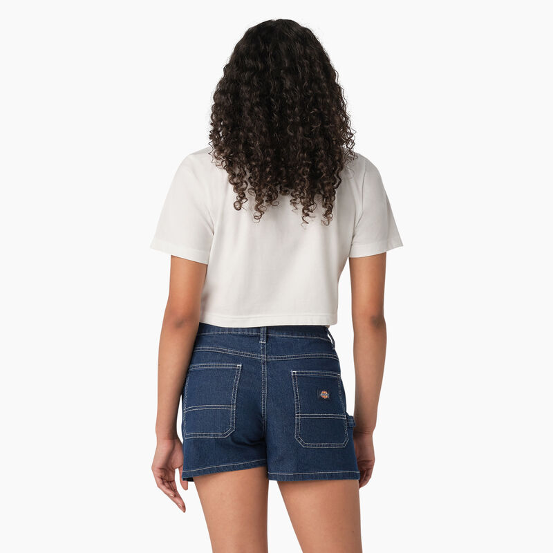 Dickies Zebra Graphic Cropped T-Shirt White ID-CnT2WAHN