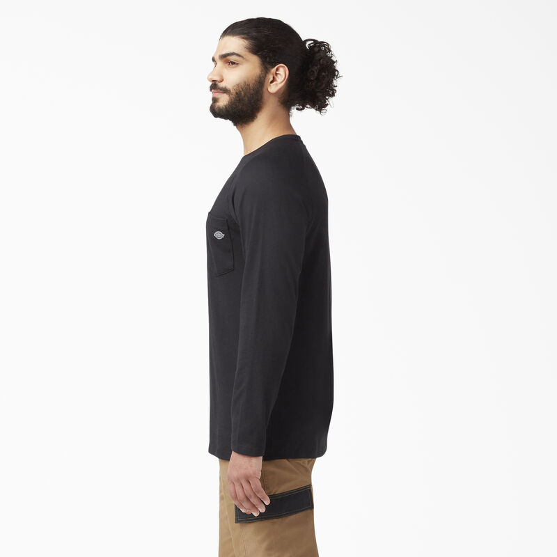 Dickies Cooling Long Sleeve Pocket T-Shirt Black ID-Cqreiu2I