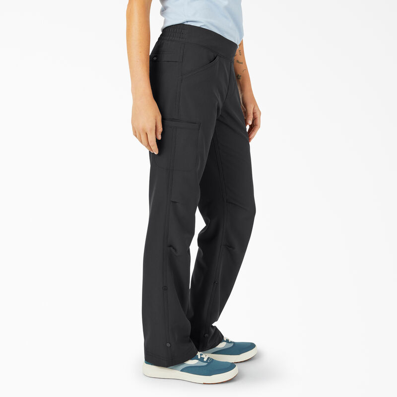 Dickies Cooling Relaxed Straight Fit Roll-Up Pants Black ID-CxlH0b97