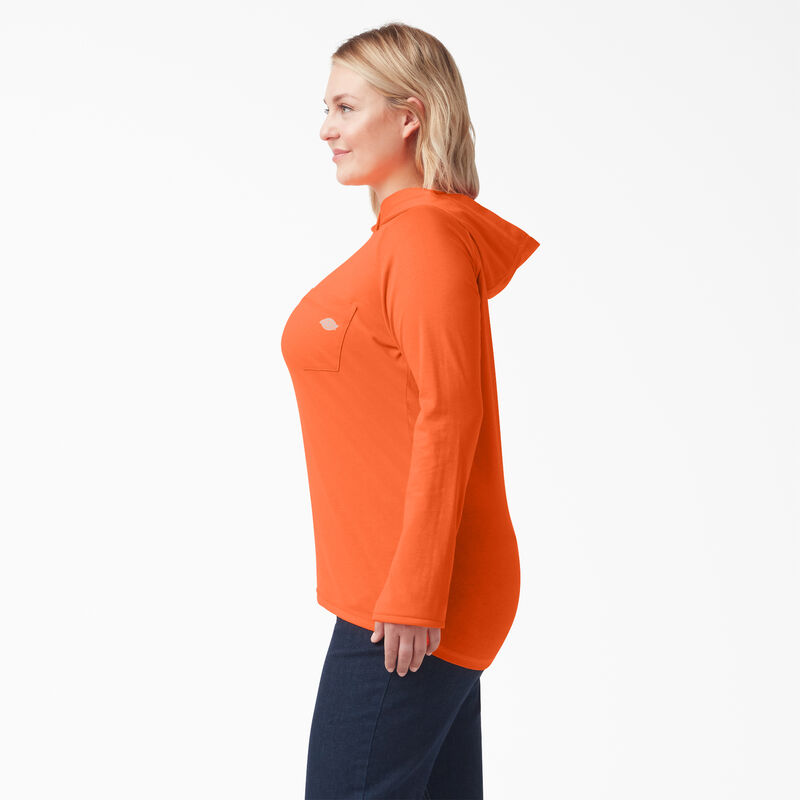 Dickies Plus Cooling Performance Sun Shirt Bright Orange ID-D0mbodsx