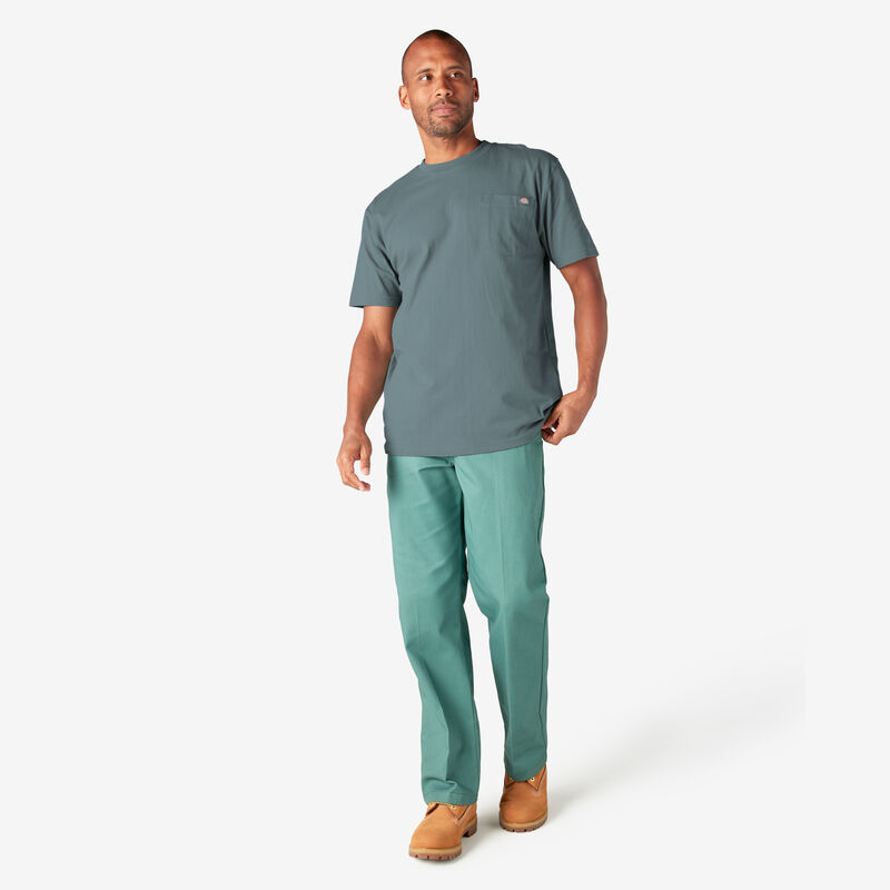 Dickies Heavyweight Short Sleeve Pocket T-Shirt Smoke Blue ID-DKDF9VfQ