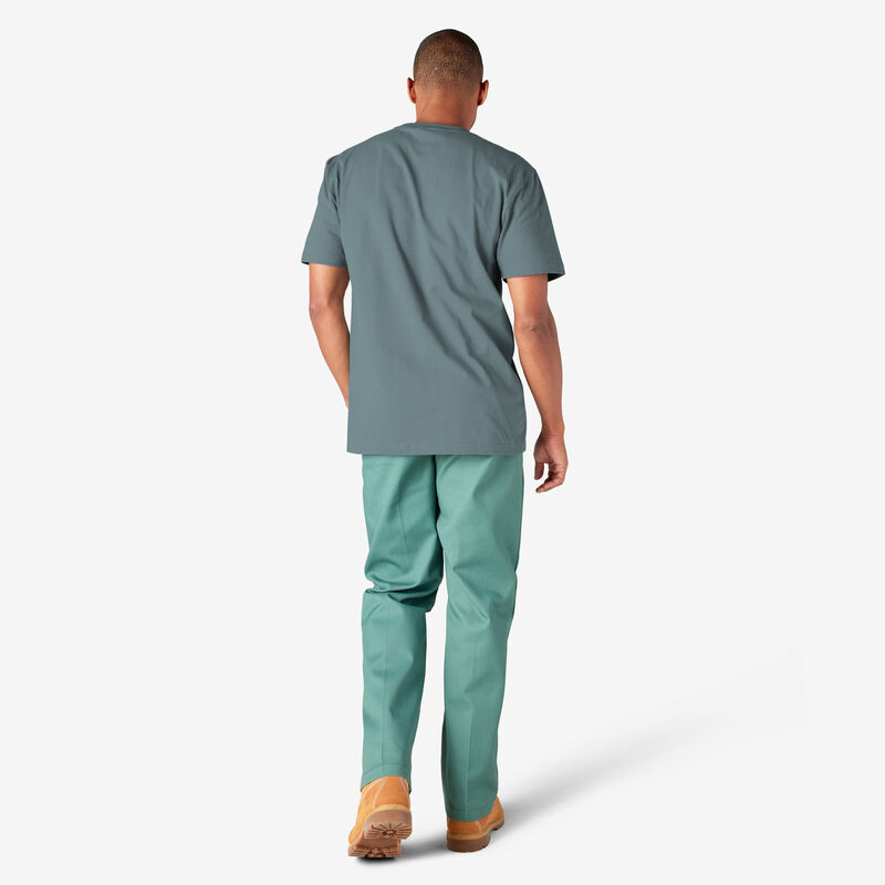 Dickies Heavyweight Short Sleeve Pocket T-Shirt Smoke Blue ID-DKDF9VfQ