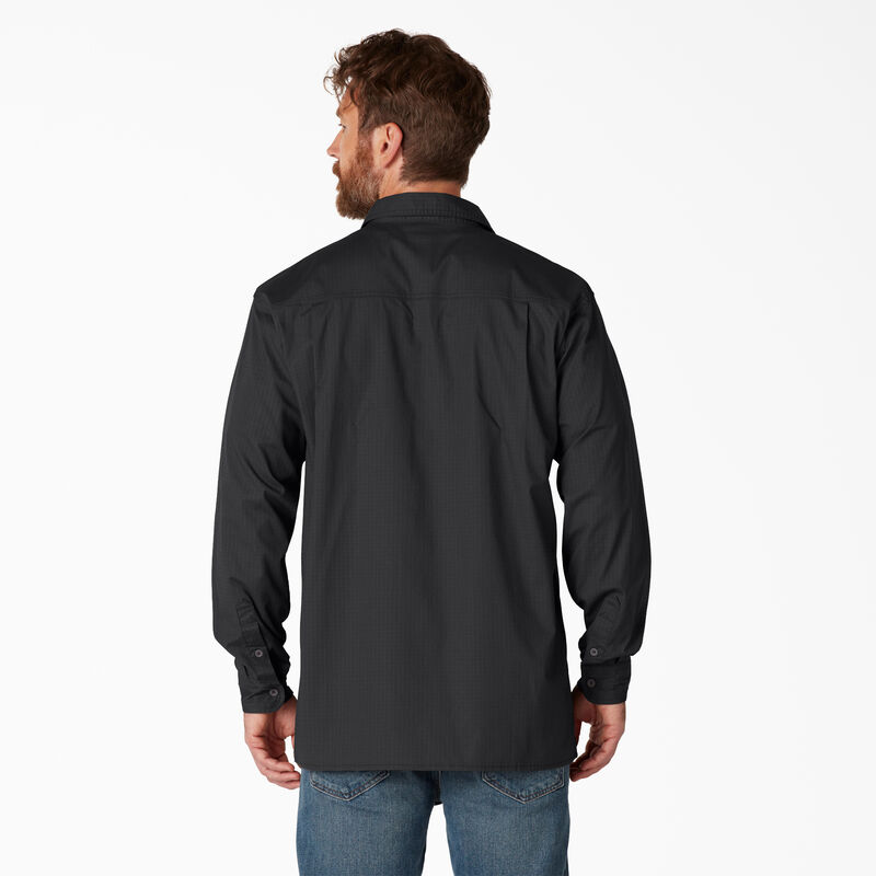 Dickies FLEX Ripstop Long Sleeve Shirt Rinsed Black ID-DKQTNiZi