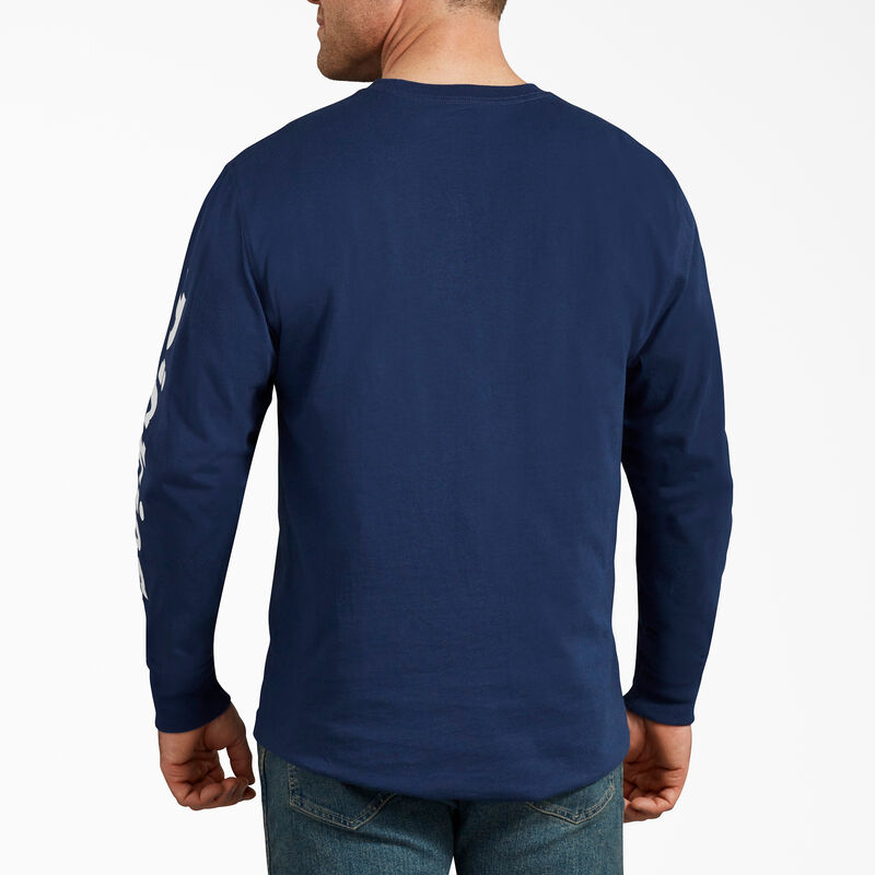 Dickies Long-Sleeve Graphic T-Shirt Deep Blue ID-DMlVsezw