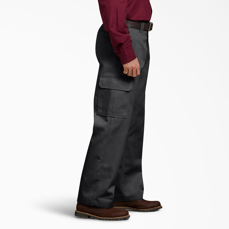 Dickies Relaxed Fit Cargo Work Pants Black ID-DOvBFFfX