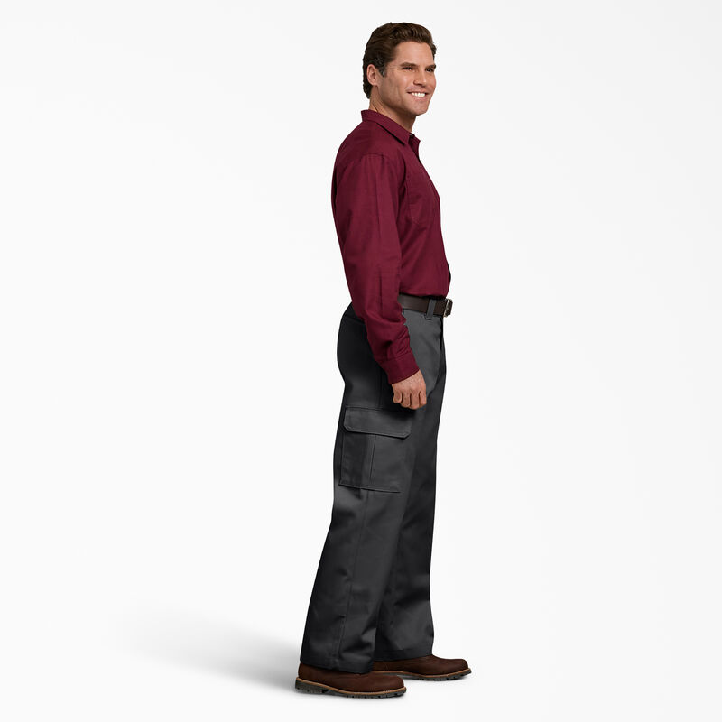 Dickies Relaxed Fit Cargo Work Pants Black ID-DOvBFFfX