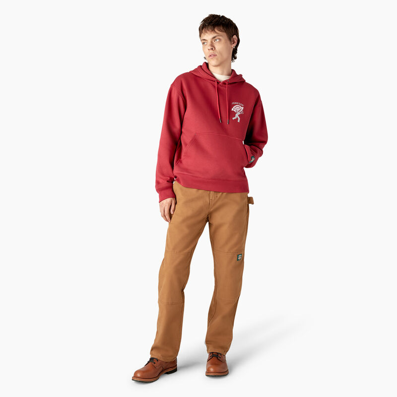 Dickies x Jameson Graphic Hoodie Cherry Red ID-DeIOmV62