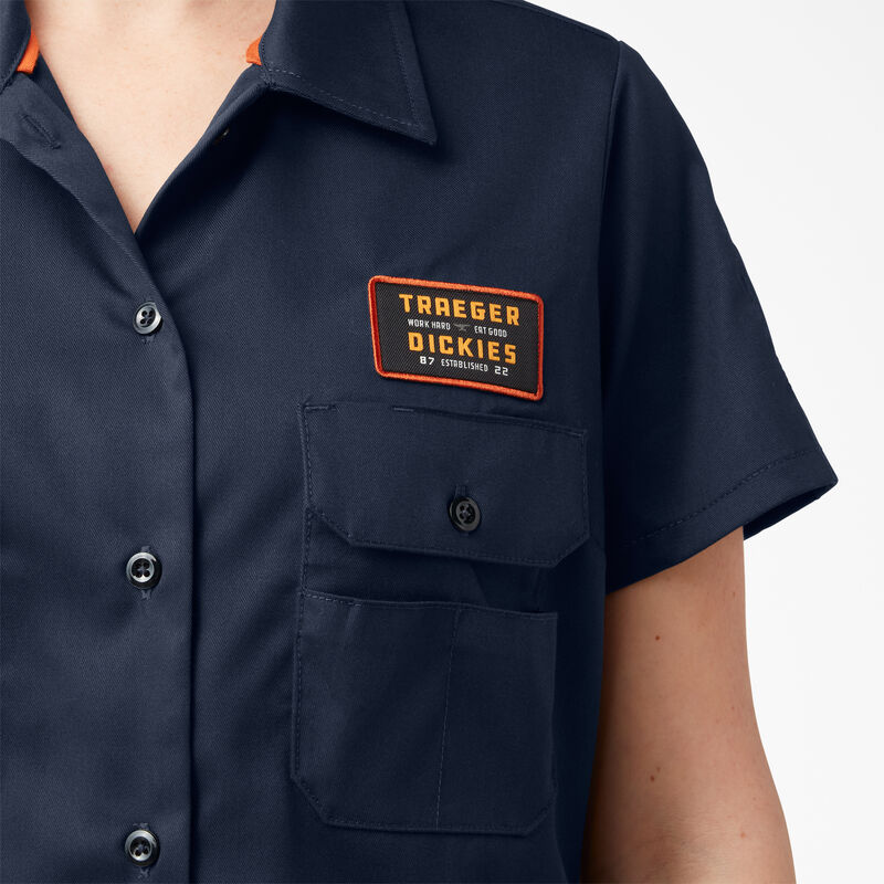Dickies Traeger x Dickies Ultimate Grilling Shirt Dark Navy ID-DgXueHfU