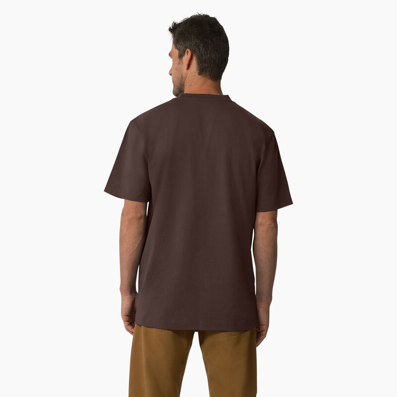 Dickies Short Sleeve Tri-Color Logo Graphic T-Shirt Chocolate Brown ID-DgYqeEF8