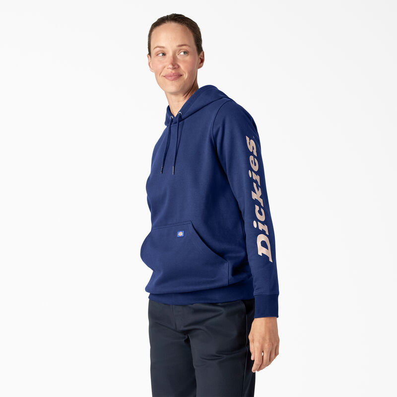 Dickies Heavyweight Logo Sleeve Pullover Surf Blue ID-DqsyxdTj
