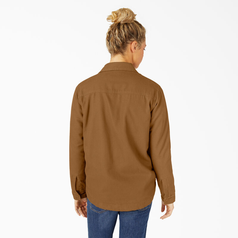 Dickies Duck High Pile Fleece Lined Chore Coat Brown Duck ID-E0iasBuN