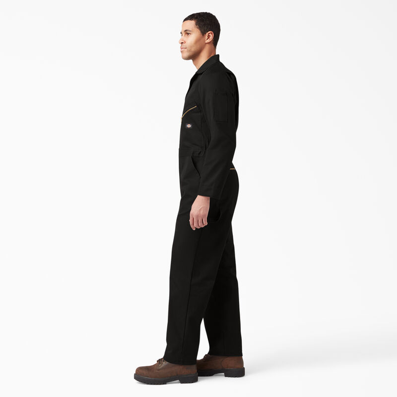 Dickies Deluxe Blended Long Sleeve Coveralls Black ID-E4YkusdM