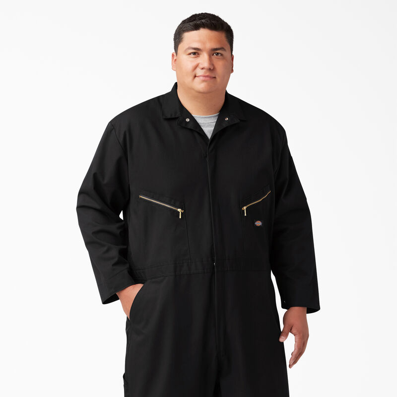 Dickies Deluxe Blended Long Sleeve Coveralls Black ID-E4YkusdM