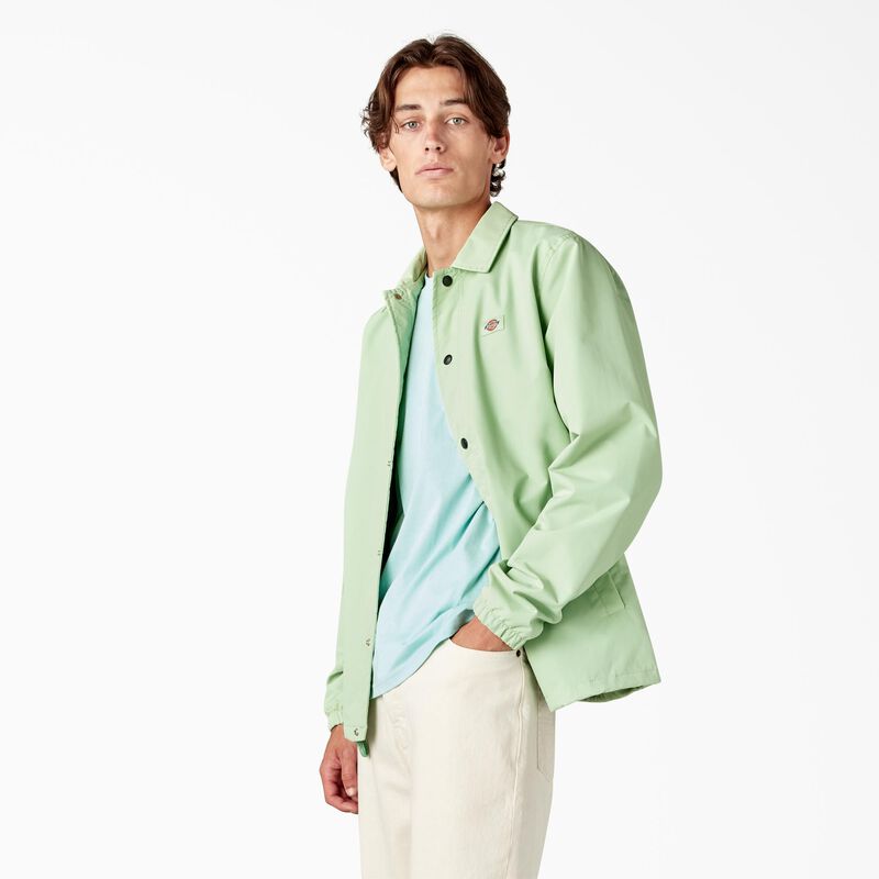 Dickies Oakport Coaches Jacket Quiet Green ID-E6gQQ2iK
