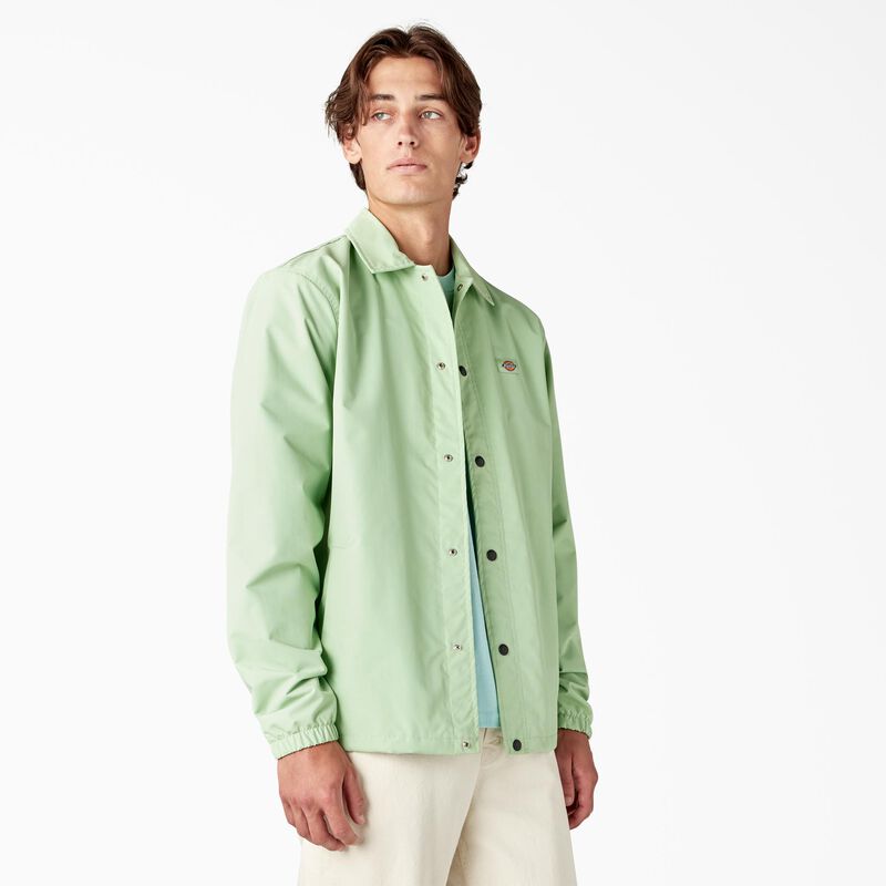 Dickies Oakport Coaches Jacket Quiet Green ID-E6gQQ2iK