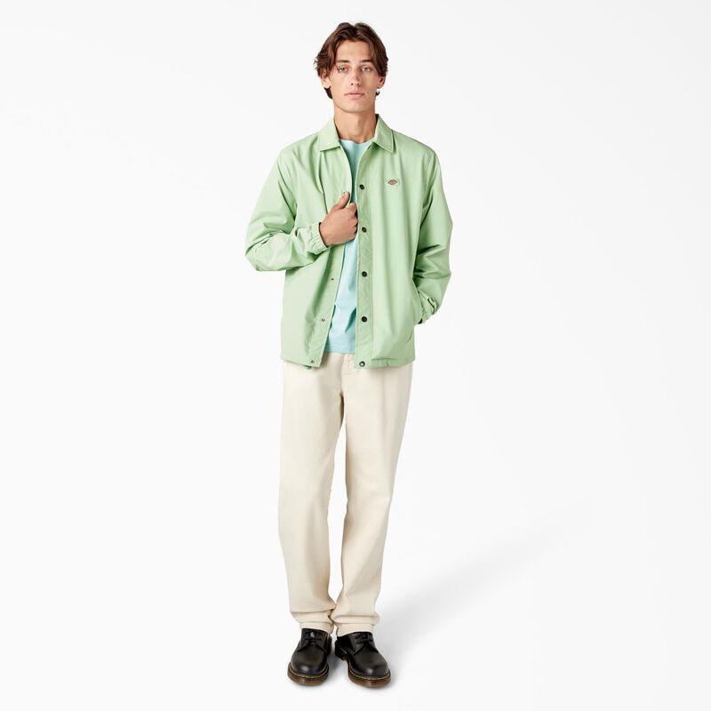 Dickies Oakport Coaches Jacket Quiet Green ID-E6gQQ2iK