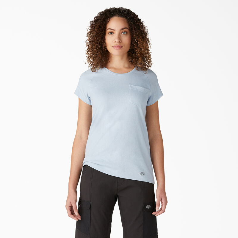 Dickies Cooling Short Sleeve Pocket T-Shirt Fog Blue ID-E75Bivzq