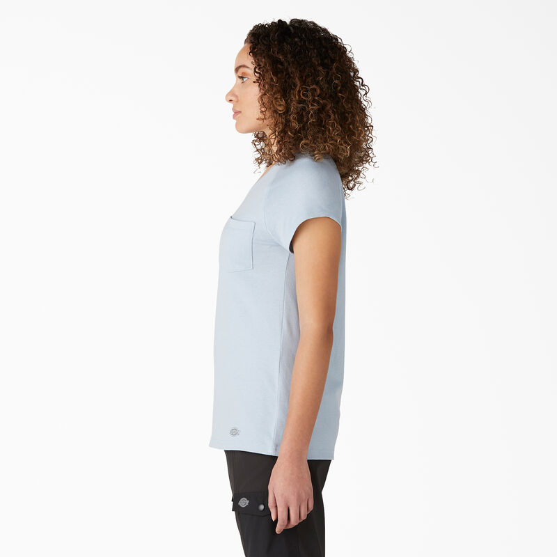 Dickies Cooling Short Sleeve Pocket T-Shirt Fog Blue ID-E75Bivzq