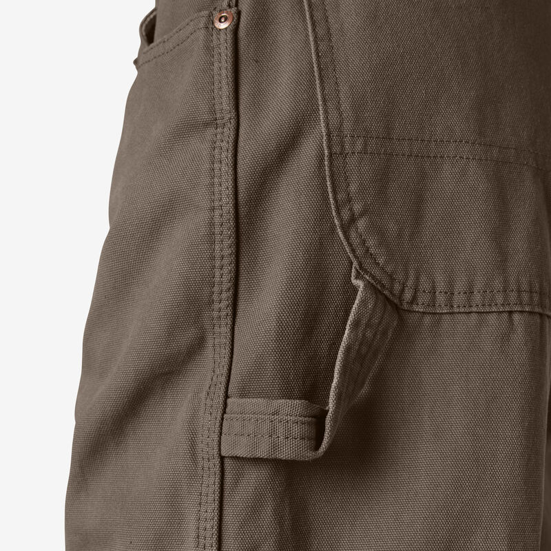 Dickies Relaxed Fit Heavyweight Duck Carpenter Pants Rinsed Mushroom ID-EDtW4D0G