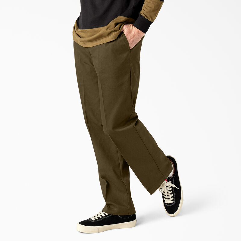 Dickies Skateboarding Regular Fit Twill Pants Dark Olive ID-EGxkvaOg