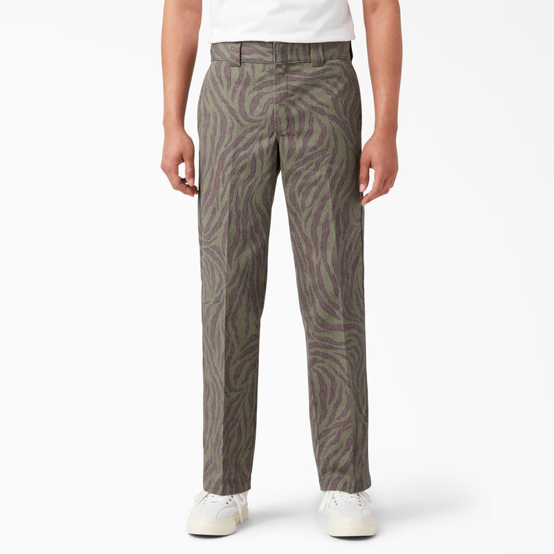 Dickies Tiger Print Pants Dark Port Tiger Print ID-EIesLD1x