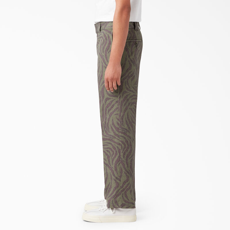 Dickies Tiger Print Pants Dark Port Tiger Print ID-EIesLD1x
