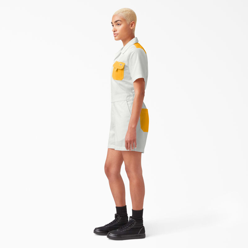 Dickies Regular Fit Ripstop Shortalls Rinsed Cloud ID-EMc1Wxam