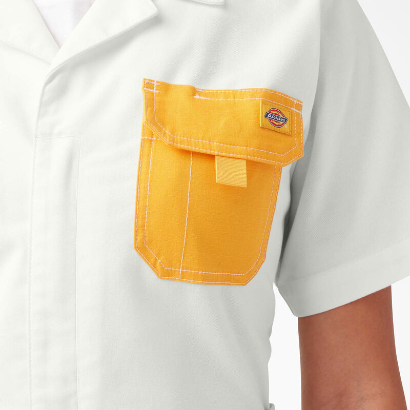 Dickies Regular Fit Ripstop Shortalls Rinsed Cloud ID-EMc1Wxam