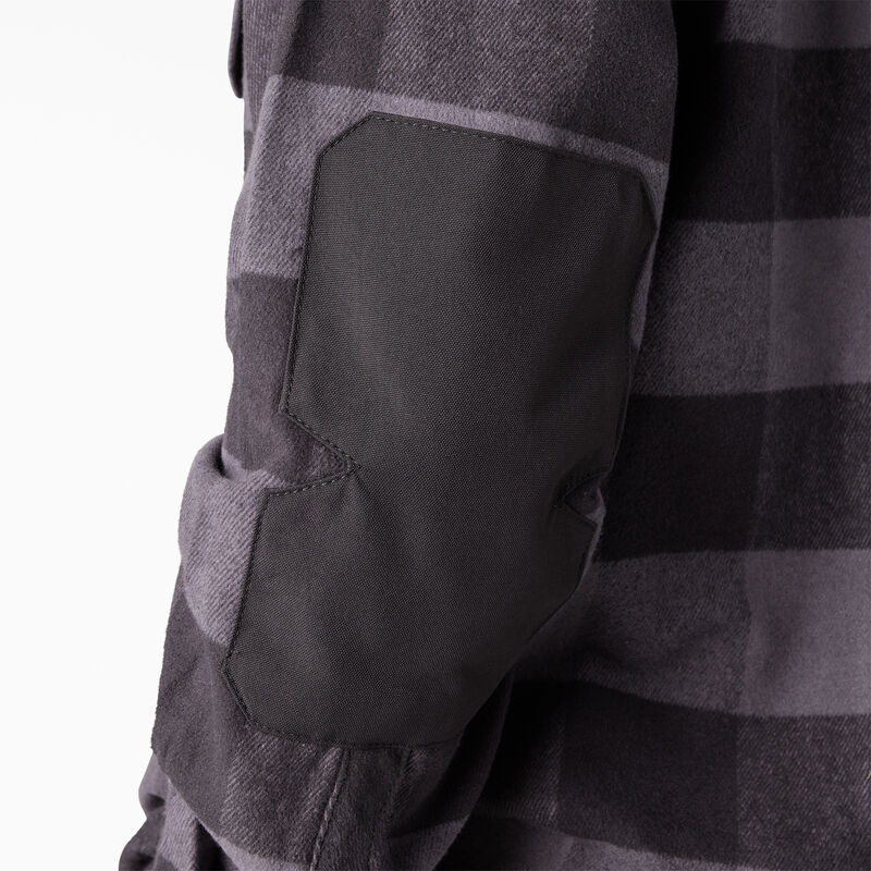 Dickies Heavyweight Brawny Flannel Shirt Charcoal/Black Buffalo Plaid ID-EUumm87j