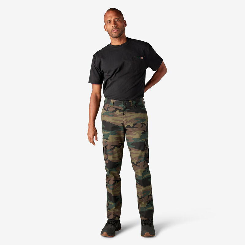 Dickies Slim Fit Cargo Pants Hunter Green Camo ID-EZ12ec2D