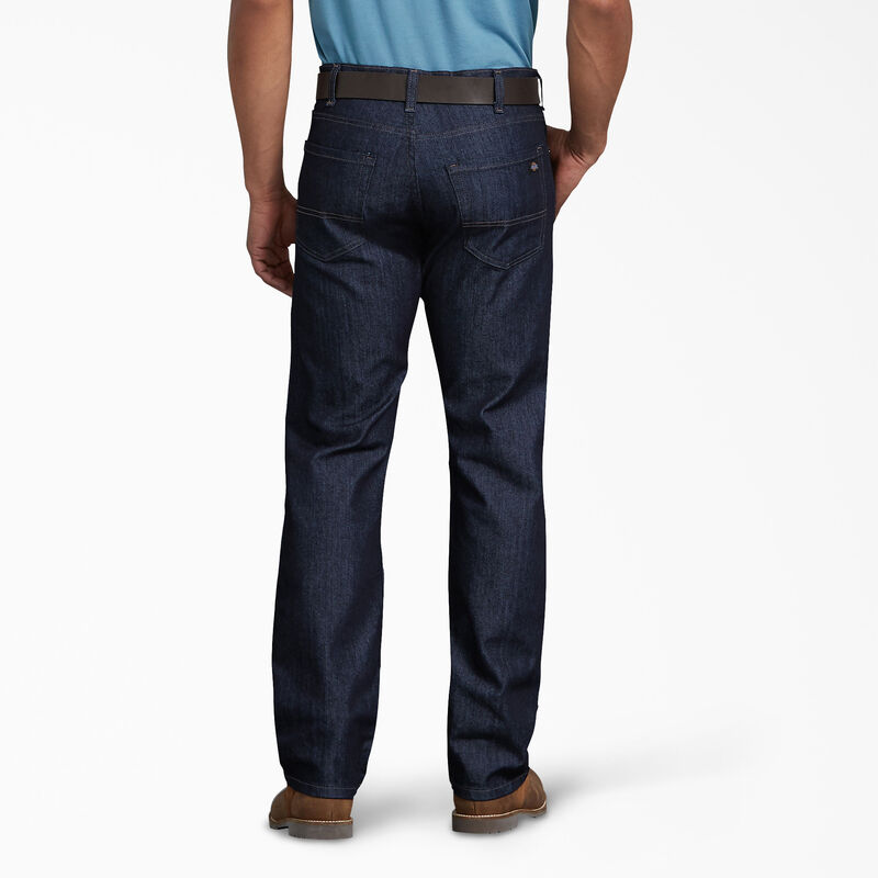 Dickies Relaxed Fit Carpenter Jeans Rinsed Indigo Blue ID-EqOxjI8o