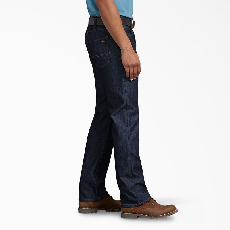 Dickies Relaxed Fit Carpenter Jeans Rinsed Indigo Blue ID-EqOxjI8o