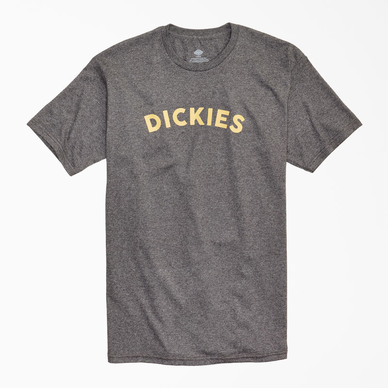 Dickies Block Text Graphic T-Shirt Charcoal Gray Heather ID-EtT8rSKI