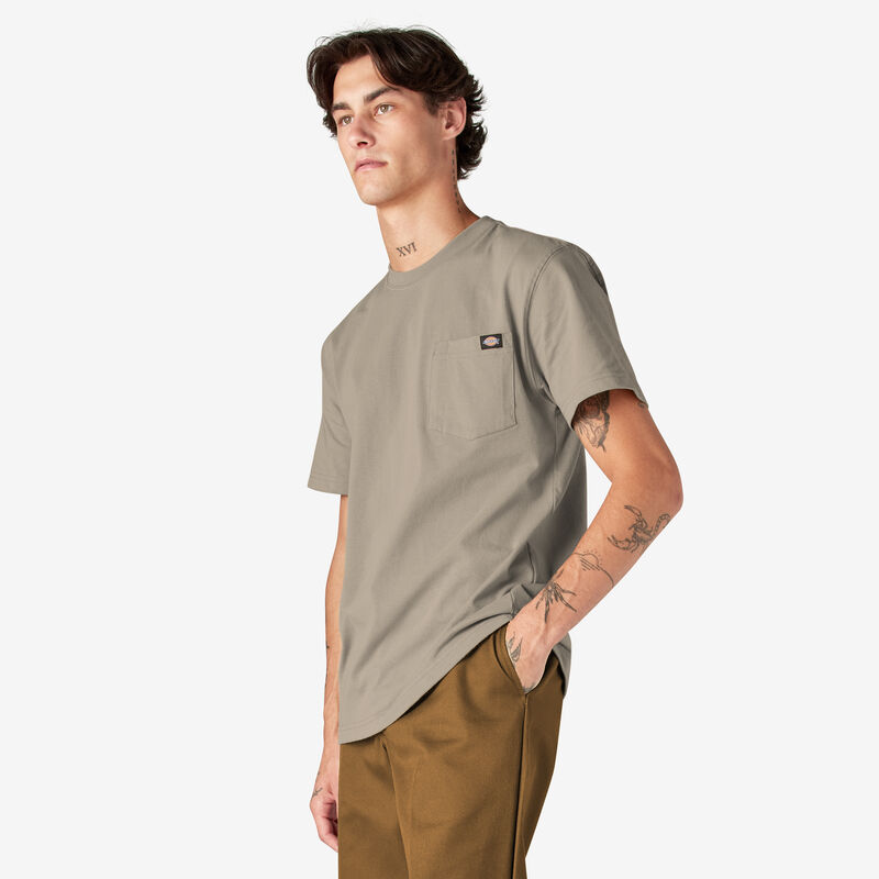 Dickies Heavyweight Short Sleeve Pocket T-Shirt Desert Sand ID-EuAr0iTv