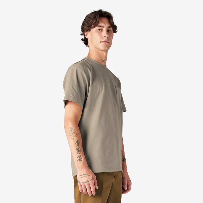 Dickies Heavyweight Short Sleeve Pocket T-Shirt Desert Sand ID-EuAr0iTv