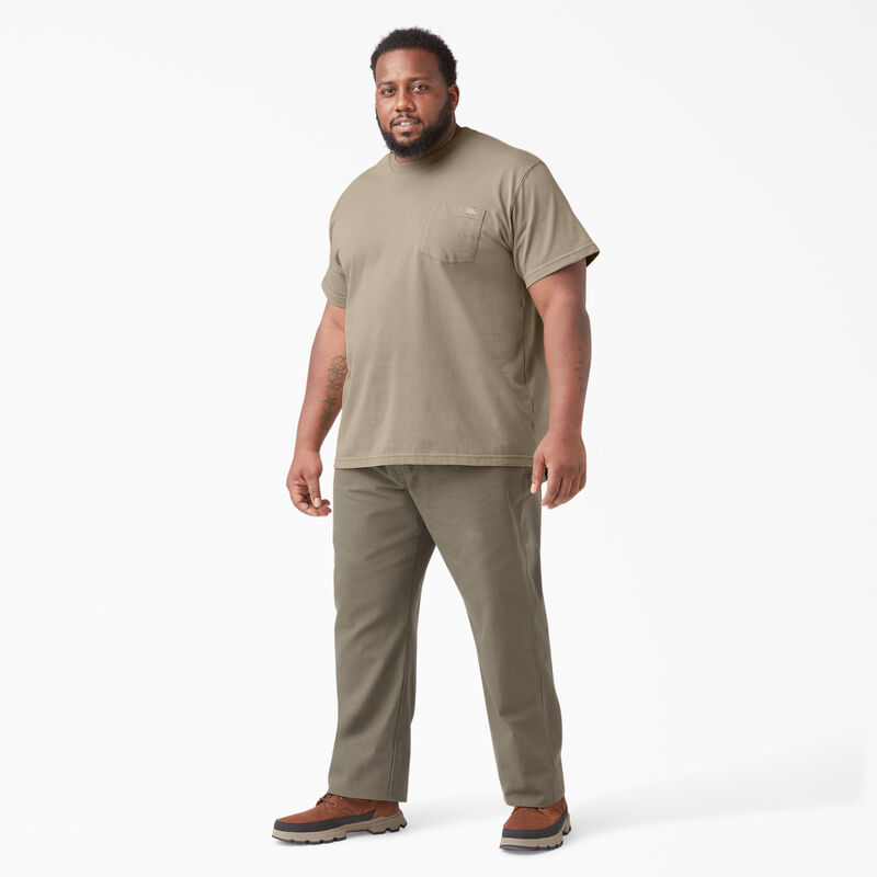 Dickies Heavyweight Short Sleeve Pocket T-Shirt Desert Sand ID-EuAr0iTv
