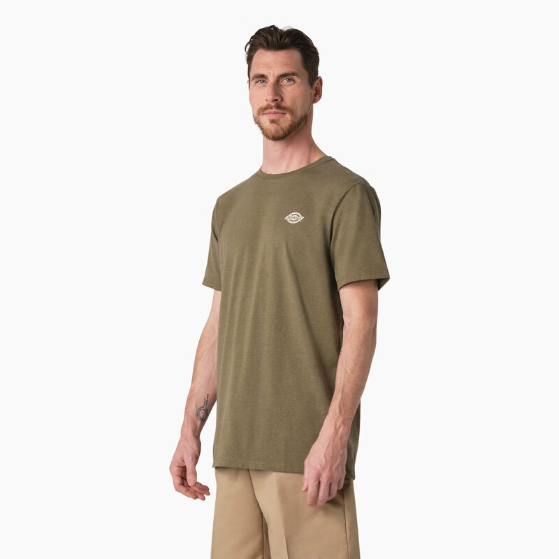 Dickies Cooling Performance Graphic T-Shirt Military Green Heather ID-EuOFSoKm