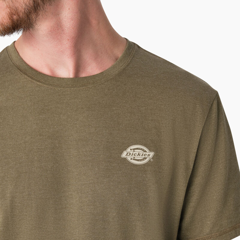Dickies Cooling Performance Graphic T-Shirt Military Green Heather ID-EuOFSoKm