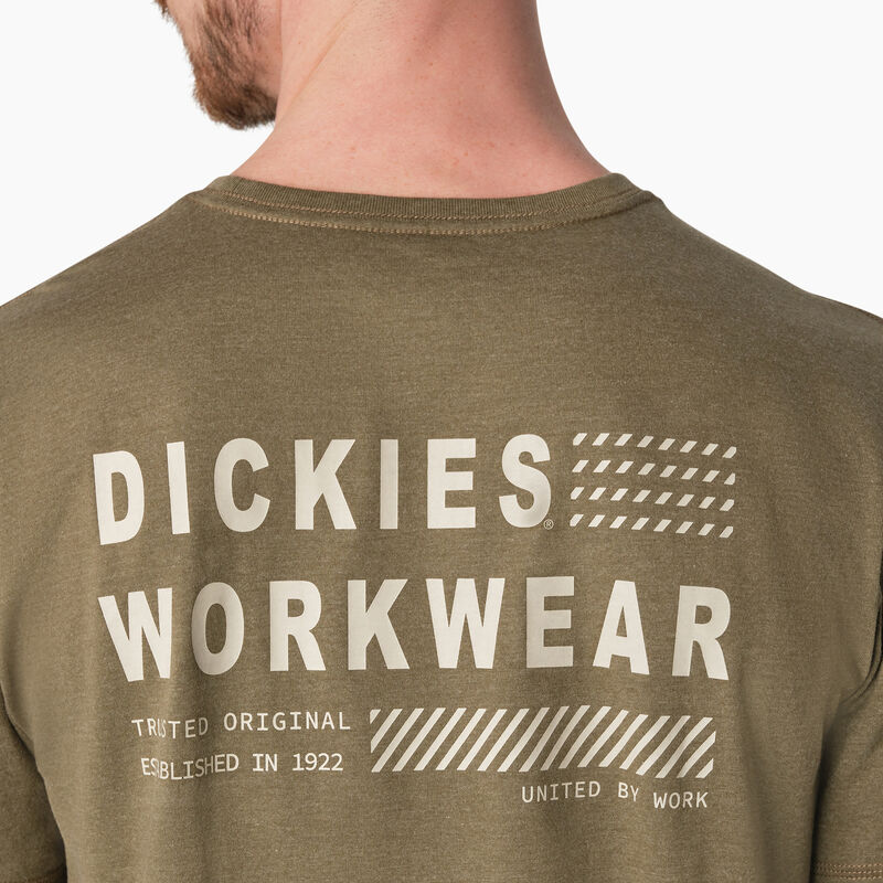 Dickies Cooling Performance Graphic T-Shirt Military Green Heather ID-EuOFSoKm
