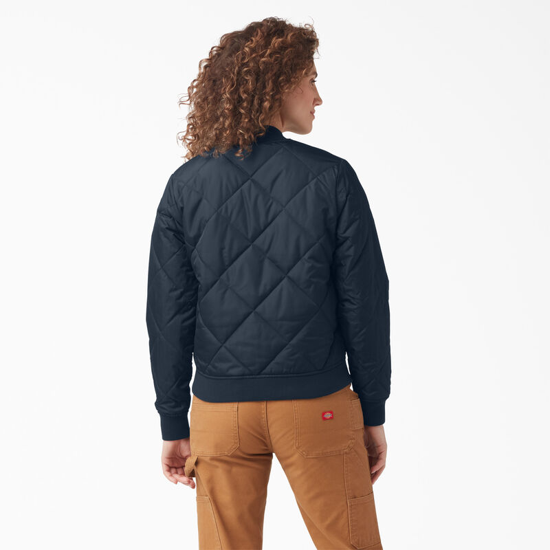 Dickies Quilted Bomber Jacket Dark Navy ID-FDkVHboh