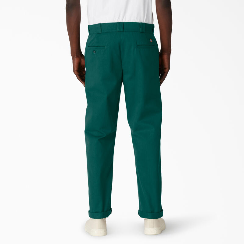 Dickies Regular Fit Cuffed Work Pants Forest Green ID-FOCYp7KA