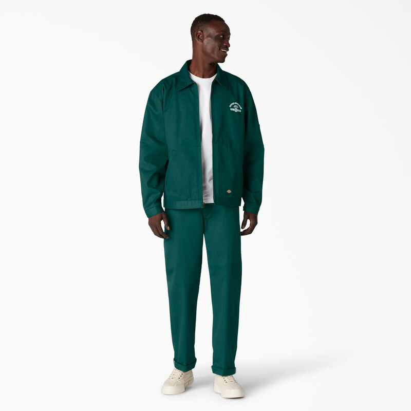 Dickies Regular Fit Cuffed Work Pants Forest Green ID-FOCYp7KA