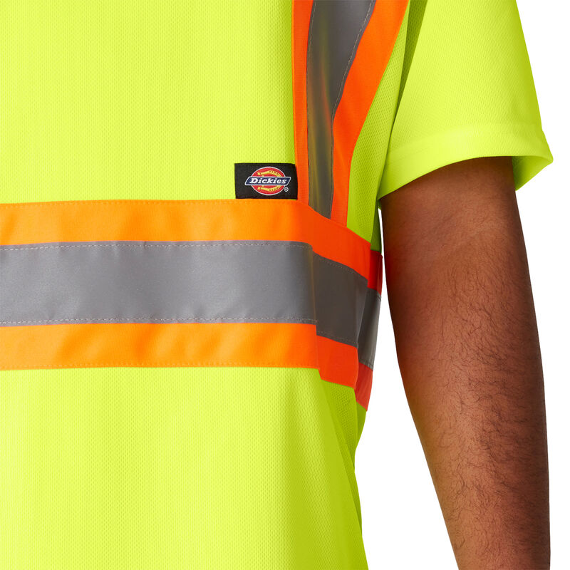 Dickies Hi Vis Safety Short Sleeve T-Shirt ANSI Yellow ID-FOpz2bk0