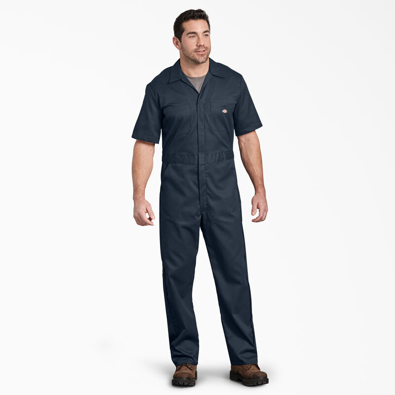 Dickies FLEX Short Sleeve Coveralls Dark Navy ID-Fj0fiVGE